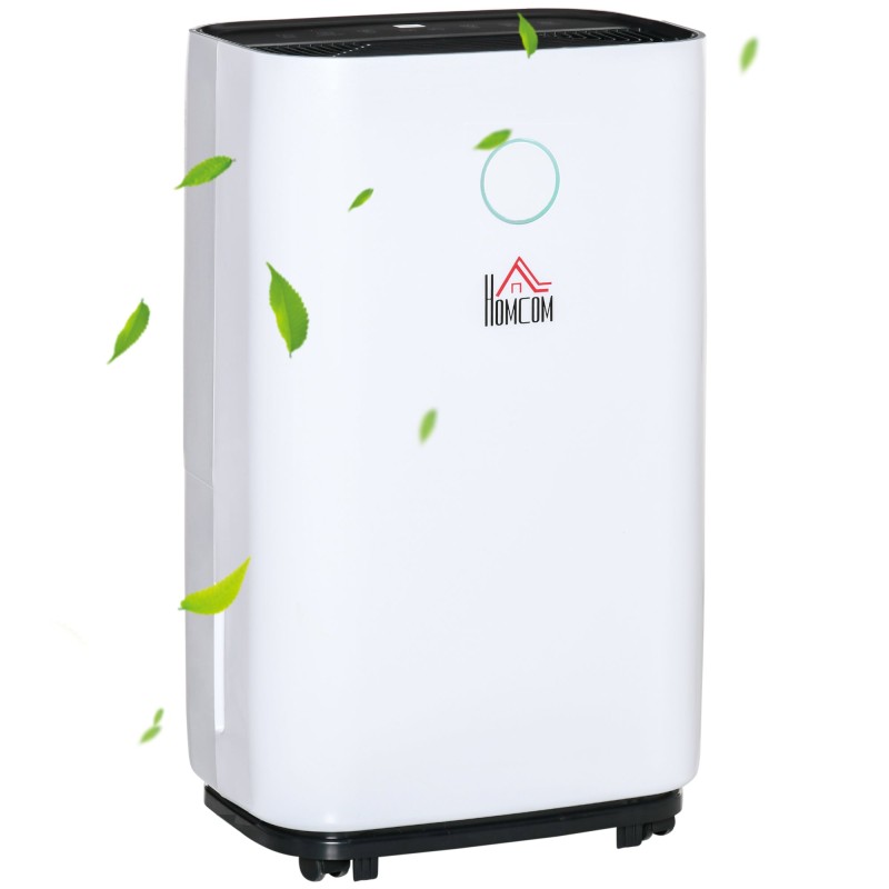 HOMCOM 16L/Day Dehumidifier | LED Screen, Sleep, Timer