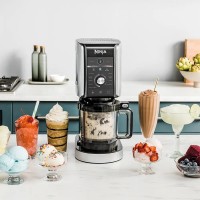 Ninja CREAMi Deluxe 10-dans-1 Machine à crème glacée et boissons glacées NC501UK - Tiny Lux