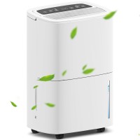 HOMCOM 20L/Deshumidificador de Día | Control Táctil, 5L Depósito — Blanco