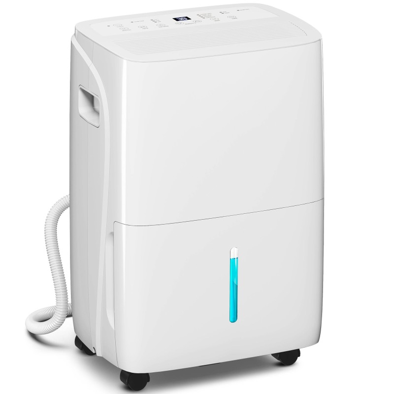 HOMCOM 30L/Day Dehumidifier | Auto-Clean Filter, 4L Tank