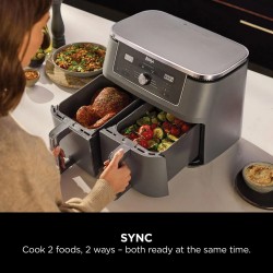 Ninja MAX 6-in-1 Dual Zone Air Fryer 9.5L DZ400UK | Tiny Lux