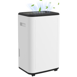HOMCOM 20L/Day Dehumidifier | 6L Tank, 3 Modes, Timer