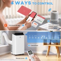HOMCOM 14,000 BTU Smart WiFi Bærbar Aircondition