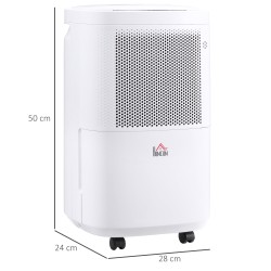 HOMCOM 10L/Dag Smart Avfukter | WiFi-app, Stille, 2.2L