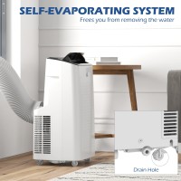 HOMCOM 14,000 BTU Smart WiFi Bærbar Aircondition
