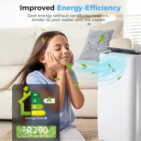 HOMCOM 12,000 BTU Draagbare Airconditioner | 4-in-1