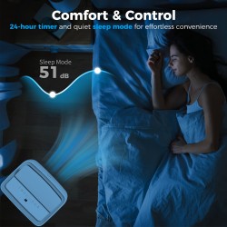 HOMCOM 12,000 BTU Draagbare Airconditioner | 4-in-1