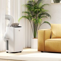 HOMCOM 14,000 Climatiseur mobile BTU, avec écran LED - Blanc