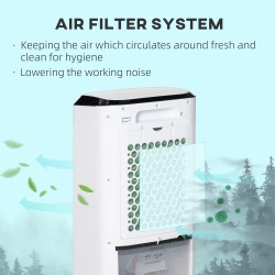 HOMCOM 10L Evaporative Portable Air Cooler