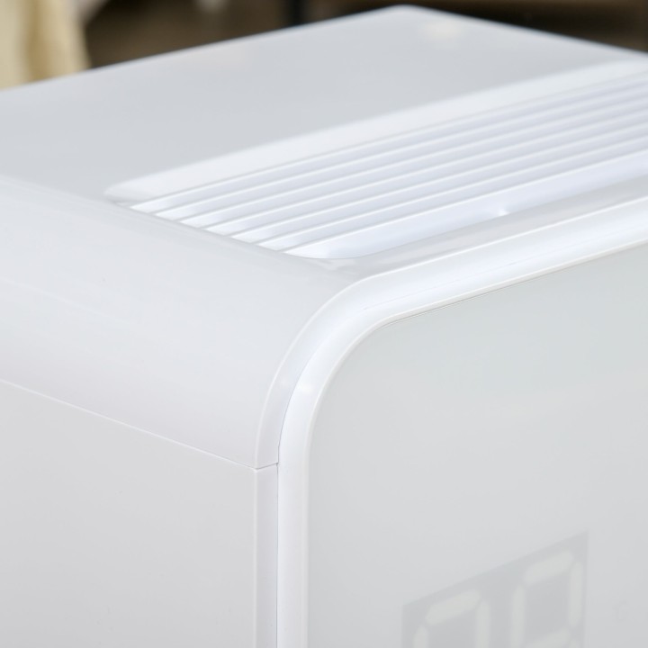 HOMCOM 12L/Day Dehumidifier | Quiet 38dB, 4 Modes, Timer