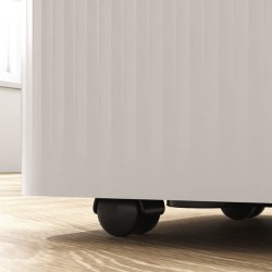 HOMCOM 12L/Deshumidificador de Día con Filtro | Silencioso 38dB — Blanco