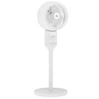 HOMCOM 32" Pedestalventilator, 70° Oscillerend 90° Verticale kanteling luchtcirculator met 3 snelheden, staande ventilator voor 