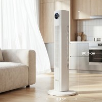 HOMCOM 36 Inch BLDC Tower Fan - Black