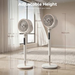 HOMCOM 46 Inch Silent Air Circulator Fan
