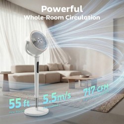 HOMCOM 46 Inch Silent Air Circulator Fan