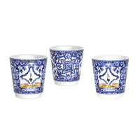 Bialetti X Dolce&Gabbana Blue Mediterranean Gavesett (6 kopp Moka og røresett)