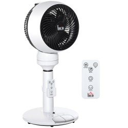 HOMCOM 9 Inch Air Circulator Fan med fjernbetjening