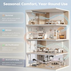 HOMCOM 46 Inch Silent Air Circulator Fan