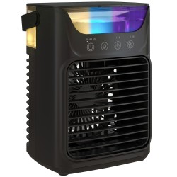 HOMCOM Personal Air Cooler | 4-in-1 Mist Fan, 700ml, LED