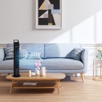 HOMCOM 31 Ventilatore a torre oscillante da pollici con telecomando, 4H Timer, 3 Velocità 3 Modalità, ventilatore da pavimento e