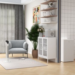 HOMCOM 31" Ventilatore a torre autoportante, 3 Velocità 3 Modalità, 7.5H Timer, Oscillante, Pannello LED, Telecomando, 31 Ventil