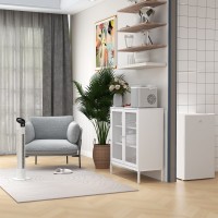 HOMCOM 31" Freistehender Turmventilator, 3 Geschwindigkeit 3 Modus, 7.5H Timer, Oszillation, LED-Panel, Fernbedienung, 31 Zoll S