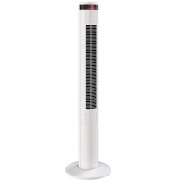 Ventilatore a torre oscillante HOMCOM con telecomando 3 Modalità di velocità Macchina di raffreddamento Bianco