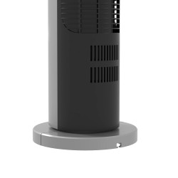 HOMCOM 31 tommer Oscillerende Tårnventilator med Fjernbetjening, 4H Timer, 3 Hastighed 3 Tilstande, Stille Elektrisk Gulvventila
