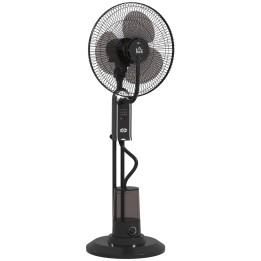 HOMCOM 120cm Pedestal Mist Fan - Black