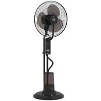 HOMCOM 120cm Pedestal Mist Fan - Black