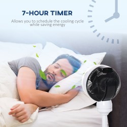 HOMCOM 9 Ventilateur circulateur d'air de pouce avec télécommande