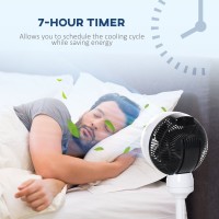 HOMCOM 9 Ventilatore circolatore d'aria da pollice con telecomando