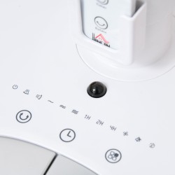 HOMCOM 9 Ventilador Circulador de Aire de Pulgadas con Mando a Distancia