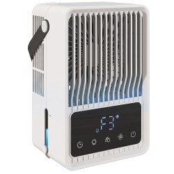 HOMCOM Henkilökohtainen Ilmanjäähdytin | 4-tuuma-1 Sumutinpuhallin, 550ml, LED