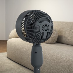 HOMCOM Pedestal Fan, Powerful Air Circulator, 36 Inch Floor Standing Fan with 3 Speed Settings, 70° Oscillating for Bedroom, Hom