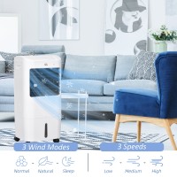 HOMCOM 15L Haihdutusilmajäähdytin kaukosäätimellä