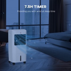 HOMCOM 15L Haihdutusilmajäähdytin kaukosäätimellä
