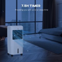 HOMCOM 15L Raffreddatore d'aria evaporativo con telecomando