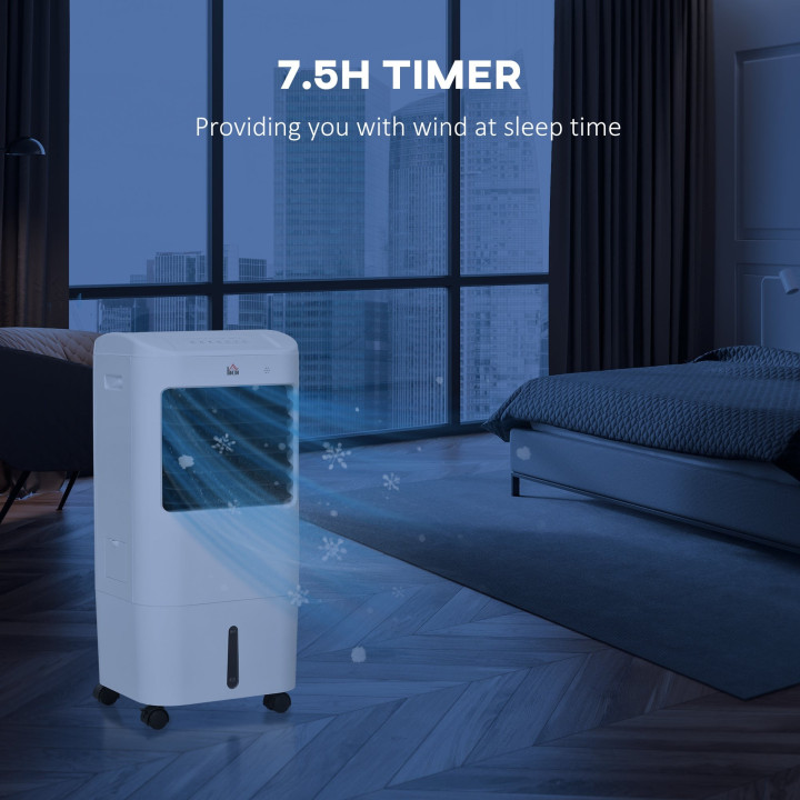 HOMCOM 15L Evaporative Air Cooler with Remote