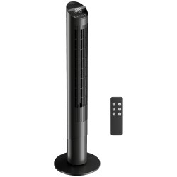 HOMCOM Smart WiFi Tårnventilator 101.8cm | Fjernbetjening, 6 Hastigheder