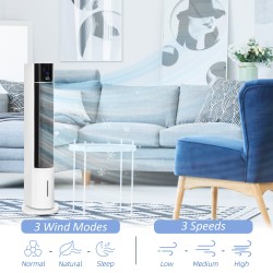 HOMCOM 3L Evaporative Air Cooler | Portable Swamp Cooler