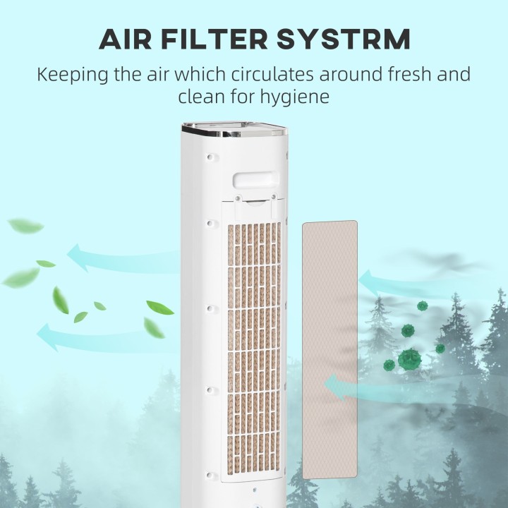 HOMCOM 6L Portable Evaporative Air Cooler