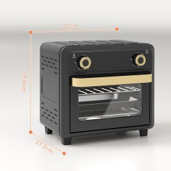 HOMCOM 10L Four à air fryer et mini four | Grill, rôtir, 1000W