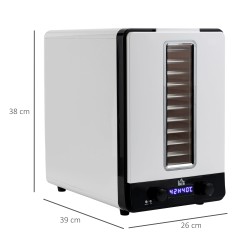 HOMCOM 11-Bakke Food Dehydrator, 40-70℃ Temperatur og timer