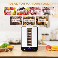 HOMCOM 11-Lade voedseldroger, 40-70℃ Temperatuur en timer
