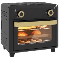 HOMCOM 10L Air Fryer Oven & Mini Oven | Grill, Roast, 1000W