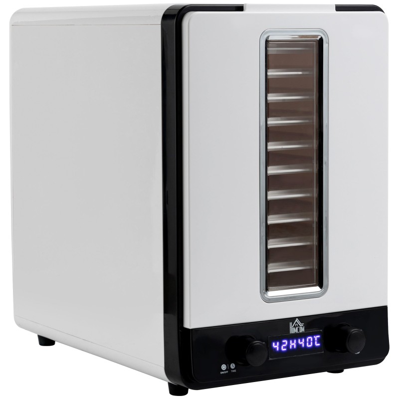HOMCOM 11-Bakke Food Dehydrator, 40-70℃ Temperatur og timer