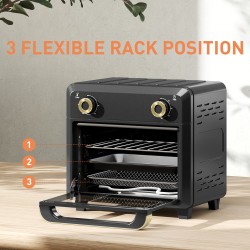 HOMCOM 10L Air Fryer Ovn & Mini Ovn | Grill, Stek, 1000W