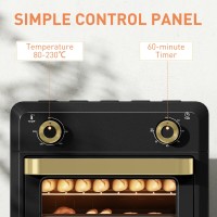 HOMCOM 10L Air Fryer Ovn & Mini Ovn | Grill, Stek, 1000W