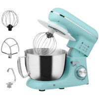 HOMCOM 1300W Batidora de pie de cocina, con accesorios - Azul